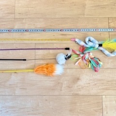 猫用オモチャセット+オヤツ2本の画像