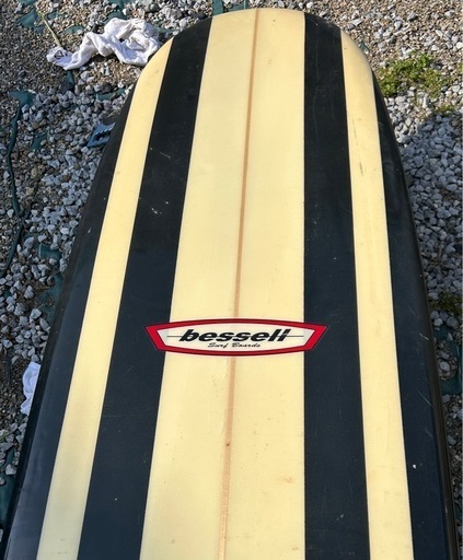 bessell ロングボード ブラック/クリーム ストライプ bessell ロングボード ブラック/クリーム ストライプ Long Board