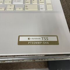 ノートパソコン　No.3066　東芝　PT55NWP-SHA　※動作重め、軽作業やブラウジングに!　【リサイクルショップどりーむ荒田店】の画像