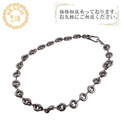 ロエベ LOEWE ストラップ ドーナツ チェーンストラップ シルバー