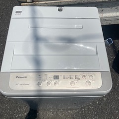 北九州市内配送無料　保証付き 2019年製 パナソニック Panasonic 全自動洗濯機 5kg シャンパン NA-F50B13の画像