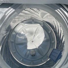 北九州市内配送無料　保証付き 2019年製 パナソニック Panasonic 全自動洗濯機 5kg シャンパン NA-F50B13の画像