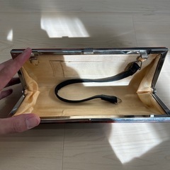 蝶模様の和装用クラッチバッグの画像