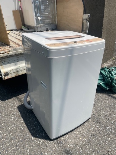 北九州市内配送無料　保証付き AQUA アクア 簡易乾燥機能付き洗濯機 5.0kg AQW-S50D