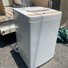 北九州市内配送無料　保証付き AQUA アクア 簡易乾燥機能付き洗濯機 5.0kg AQW-S50Dの画像