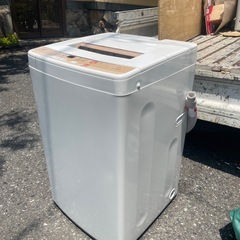 北九州市内配送無料　保証付き AQUA アクア 簡易乾燥機能付き洗濯機 5.0kg AQW-S50Dの画像