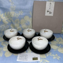 蒔絵湯呑　５客セット