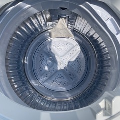 北九州市内配送無料　保証付き 全自動洗濯機 ブラウン系 ES-GE6E-T [洗濯6.0kg /乾燥機能無 /上開き] の画像