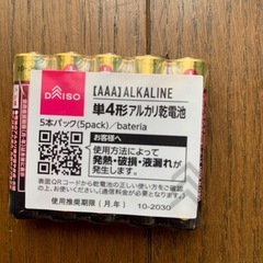 単4アルカリ電池10本セットでの画像