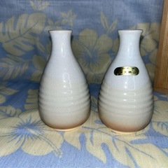 萩焼 椿窯 天鵬山造　酒器セット　　徳利　猪口の画像