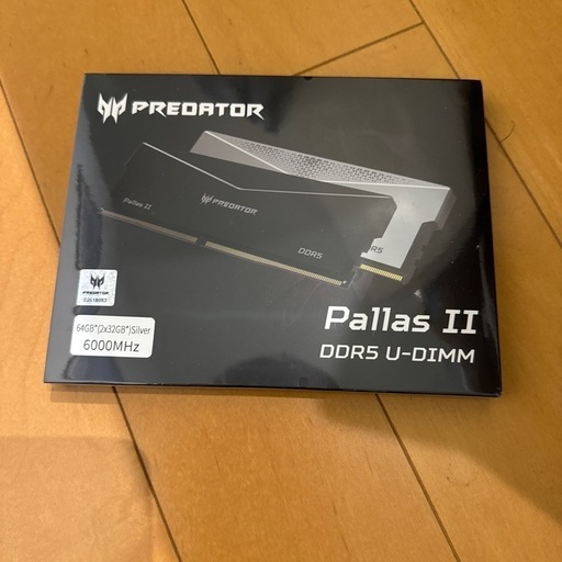 Acer Predator Pallas II DDR5 6000MHz 64GB(32GBx2枚) CL30