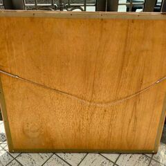大型額縁　木製　ガラス　2枚セット　レトロ　絵画付きの画像