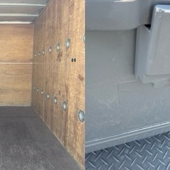 No.912 アルミバン 2t 車 アルミ 箱 バイク 倉庫 トラック コンテナ 米 保管庫 物置 DIYの画像