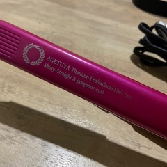 ヘアアイロン　ピンクの画像