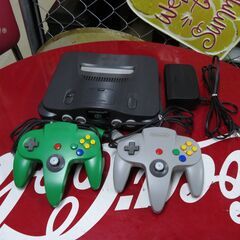 動作確認済み 任天堂 ニンテンドー64 本体 コントローラー×2...