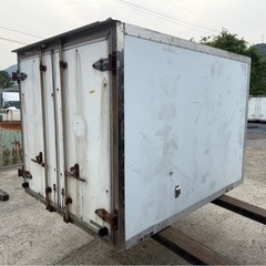 No.916 保冷バン 軽トラ仕様  アルミ 箱 バイク 倉庫 トラック コンテナ 米 保管庫 物置 DIYの画像