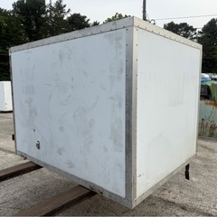 No.916 保冷バン 軽トラ仕様  アルミ 箱 バイク 倉庫 トラック コンテナ 米 保管庫 物置 DIYの画像