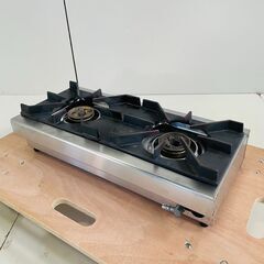ガステーブルコンロ RSB-211A リンナイ 2023年 業務用 都市ガス 2口　現状渡しの画像