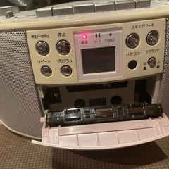 東芝　TOSHIBA TY-CDS3 CUTEBEAT CDプレーヤー　ピンク　CDプレイヤー　ジャンク
の画像