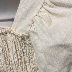 140 トップス　女の子　フリル　 白の画像