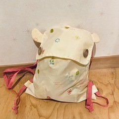 120 キッズレインコート 花柄 だいすきなおにわ　kukka hippoの画像