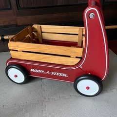 インテリアにも★ラジオフライヤー　クラッシックウォーカーワゴン★手押し車の画像