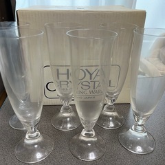 HOYAクリスタル　グラス６客セット