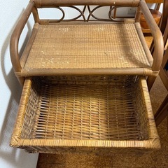 3段収納棚　引き出し収納の画像