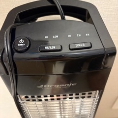 カーボンヒーター スリムタワー型 600W 2段階切替 美品の画像