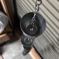 やかん　雨樋　おしゃれな　雨どい　レインチェーンの画像