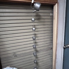 やかん　雨樋　おしゃれな　雨どい　レインチェーン