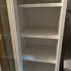 CCB-1230 山善(YAMAZEN) 食器棚 (スリム) 幅32㎝ (ハイタイプ) 高さ120×奥行29㎝  の画像
