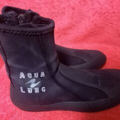 ダイビングブーツ　ゴム底　Aqualung　size　 26㎝　中古品の画像