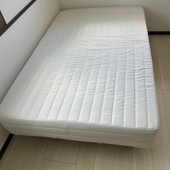 美品‼️配達可【セミダブルベッド　無印良品】【管理番号11405】伊