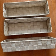 カトラリーケース　小物入れ　3個セットの画像