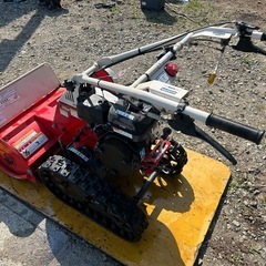 アテックス　ハンマーナイフモア　クローラー　刈馬王　RX550 6馬力 刈幅550mm 草刈り機 粉砕 自走式草刈機　ハンドル回転　乾田 湿田 果樹　草刈　除草　ナイフ　ハンマーナイフ　モア　農機具 簡易始動動画ありの画像