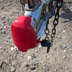残り1個　トレーラー防犯用品　ヒッチボールロックの画像