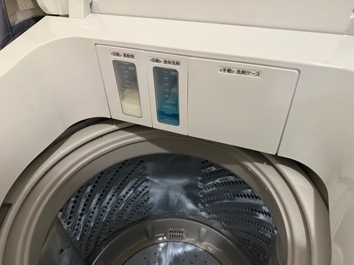 【中古・美品】ANG-WM-B70-W/2022年製 7.0kg洗濯機/洗剤・柔軟剤自動投入/完全動作品