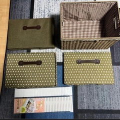 カラーボックス用収納ボックス　4点＋α 　収納ケース