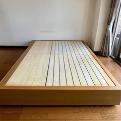 【一旦受付中止】無印良品 ダブルベッド