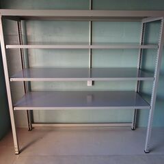 ②キタジマ　軽中量スチールラック 耐荷重150KG 　W180×...