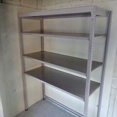 ⑥キタジマ　軽中量スチールラック 耐荷重150KG 　W150×...