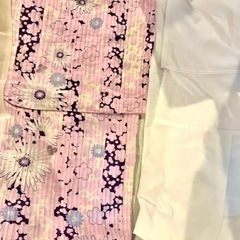 浴衣セット　藤色