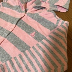 baby GAP ボーダーパーカー80㎝の画像