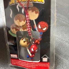 スパイダーマンたこ焼きキーホルダーの画像