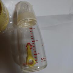 未使用 哺乳瓶 ガラス製の画像