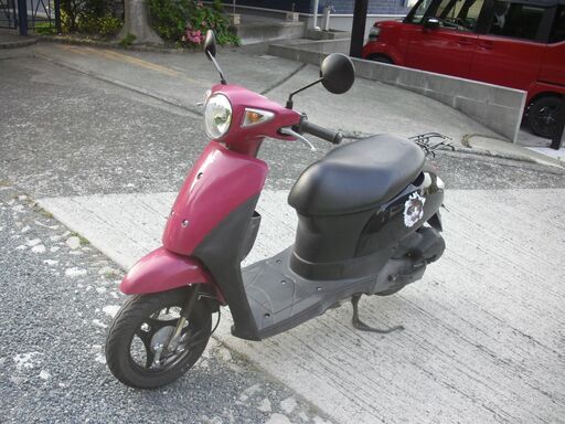 低走行車 SUZUKI レッツ (CA4AA) ワイン/ブラック・インジェクション 走行5400Km