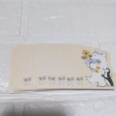 ダイカットメッセージカード　メモ帳　の画像
