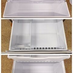 HITACHI 日立 3ドア冷凍冷蔵庫 375L 2018年製 R-S3800HV(XT)型の画像