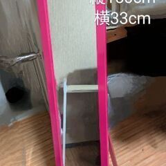姿見/ピンク 譲ります(取りに来ていただける方のみ)